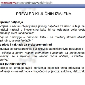 Poboljšanje uvjeta rada za 95 učitelja u inozemstvu