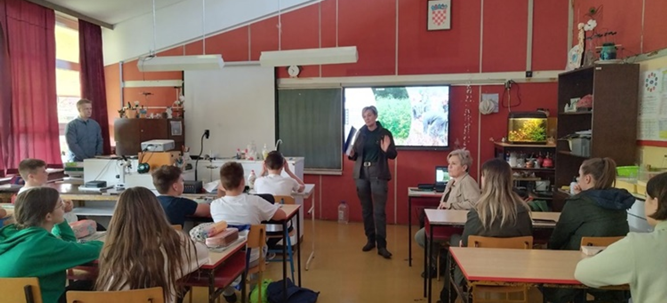 Predavanje u sklopu projekta „Šuma u šumi, šuma u školi”