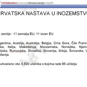 Poboljšanje uvjeta rada za 95 učitelja u inozemstvu
