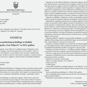 REPUBLIKA HRVATSKA MINISTARSTVO ZNANOSTI I OBRAZOVANJA