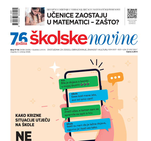 TEMA BROJA - KAKO KRIZNE SITUACIJE UTJEČU NA ŠKOLE 