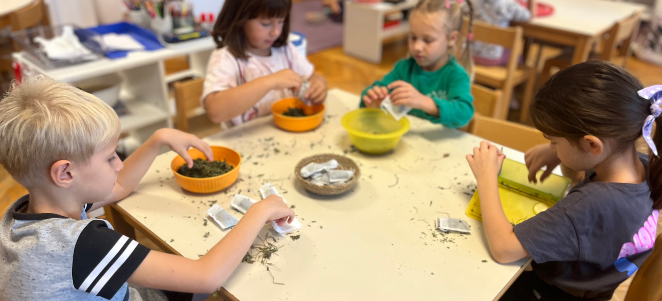 Njega bilja iz vrtićkog vrta